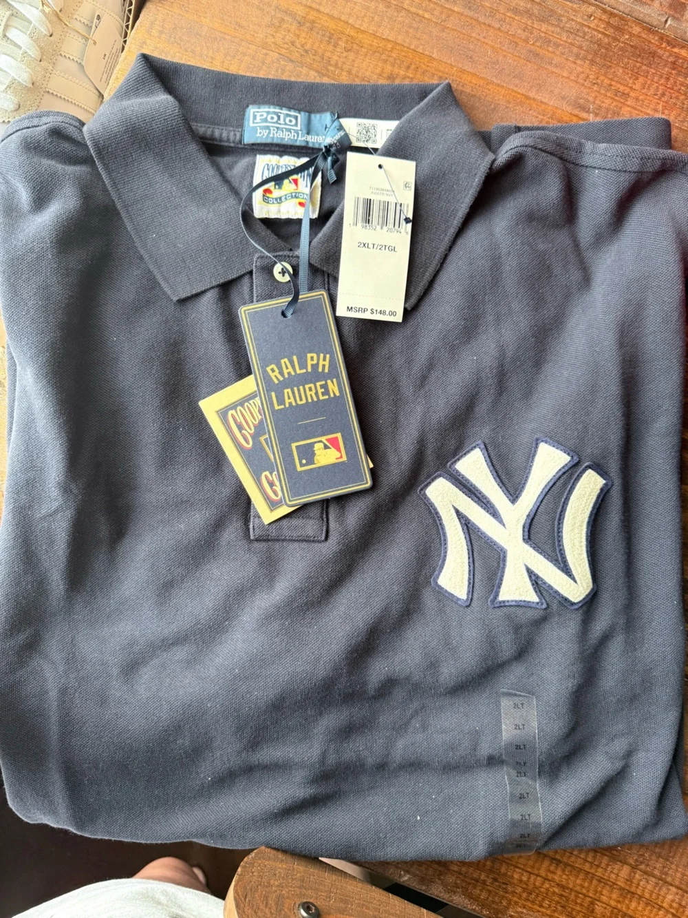 Ralph Lauren Polo Cooperstown Collection   NY Yankees Polo Shirt
